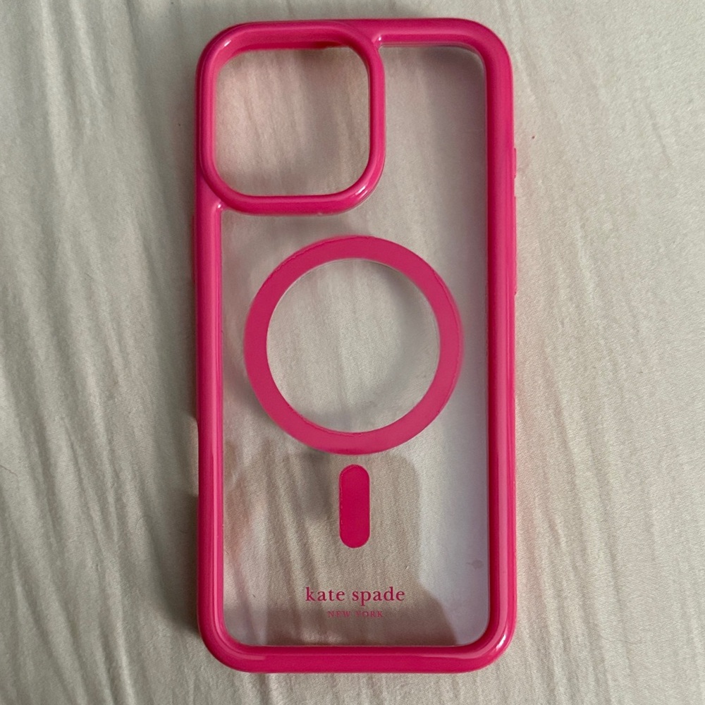 Kate Spade Vibrant Pink iPhone Case